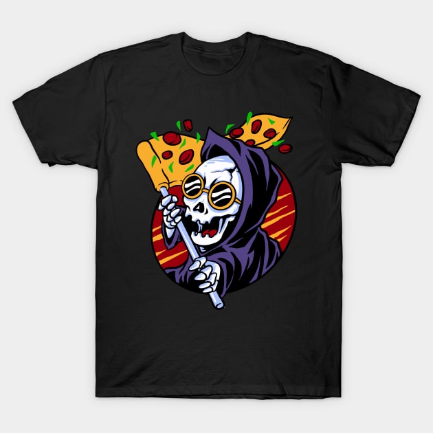 dead of pizza T-Shirt by spoilerinc